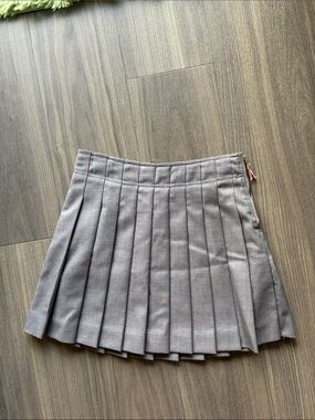Crewcuts Pleated Mini Skirt in Gray